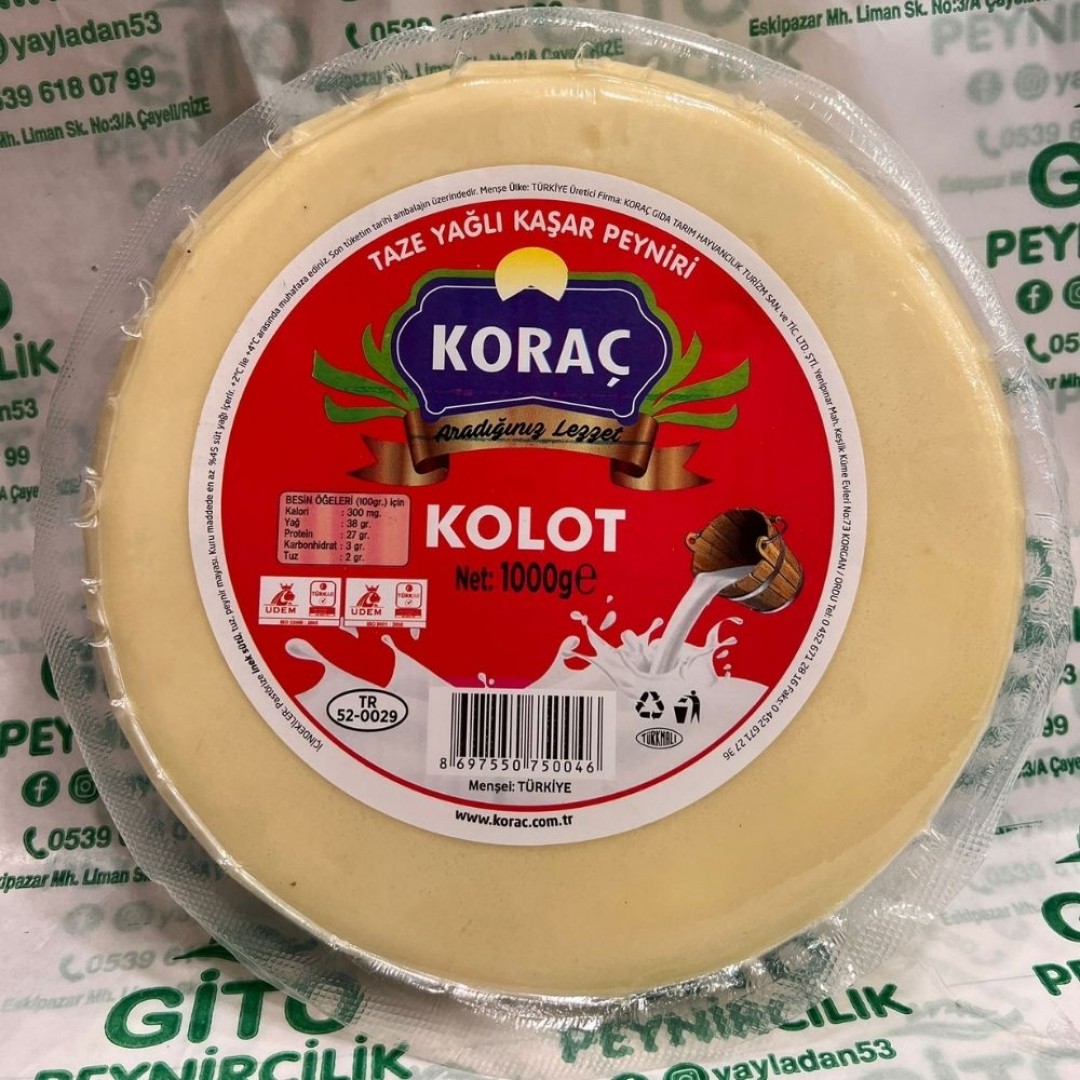 Koraç Tam Yağlı Kolot 1000g